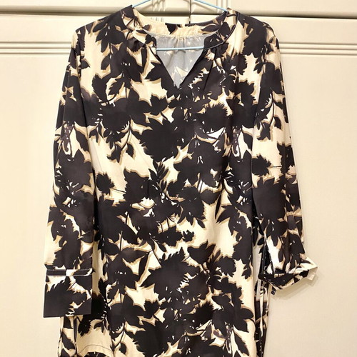 Shein sea dress with waist and sleeve cords, size S, like new