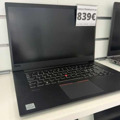 Lenovo ThinkPad P1 G3 laptop like new, Intel Core i7, 32GB RAM, 512GB NVMe SSD