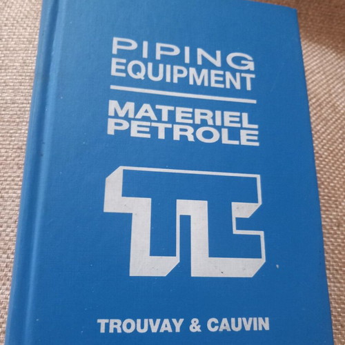 Piping Equipment book used, English-French