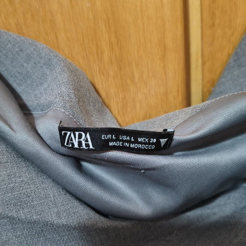 Zara women's shirt like new, gray, size M