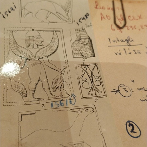Archaeological diary used with 45+ excavation archives from Sparta and other areas