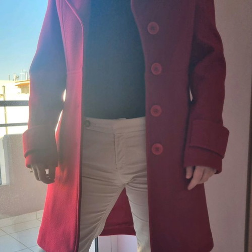 Ysatis coat red size S like new