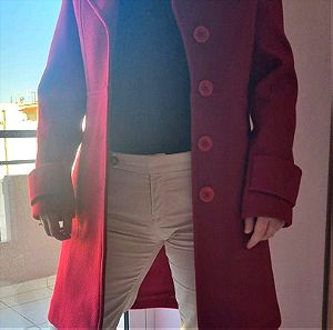 Υπέροχο κόκκινο παλτό Ysatis - S
