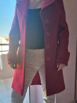 Ysatis coat red size S like new