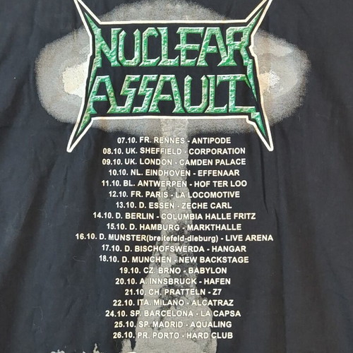 Nuclear Assault 2003 Tour Vintage T-shirt XL, Fiend