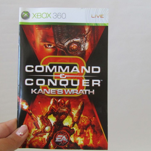 Xbox 360 Command & Conquer Kane's Wrath like new, with manual