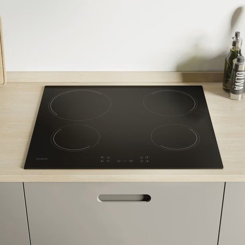 Candy Ceramic Cooktop 4 Zones Black CH64CCB/4U2 like new