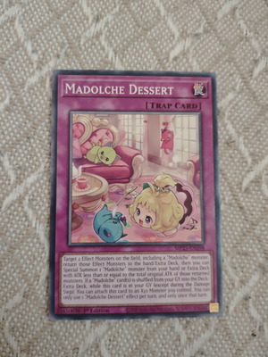 Madolche Dessert Yu-Gi-Oh! card like new