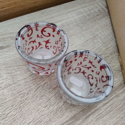 Set of 2 candle holders for tealight cups like new