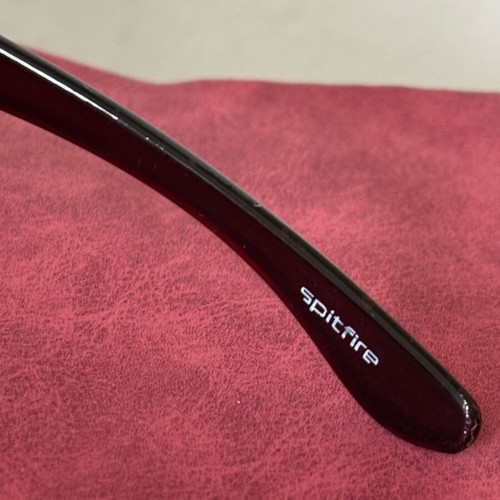 Spitfire sunglasses used, black and brown