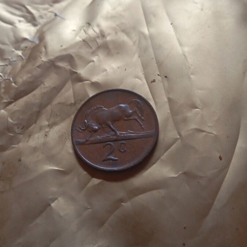 South Africa 1968 2 Cent coin like new