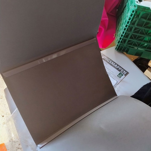 A4 paper folder, grey