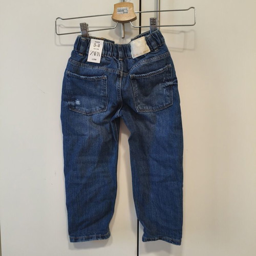 Zara Kids denim pants new with tag, size 3-4 years, 104 cm