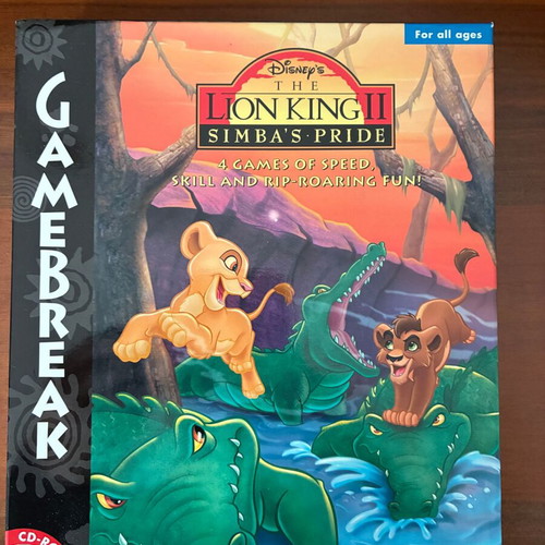 Lion King II Simba's Pride PC game like new, English release