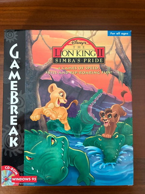 Lion King II Simba's Pride PC game like new, English release