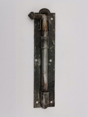Iron bolt used for 1930s exterior door kiln