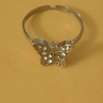 Women's ring with strass like new