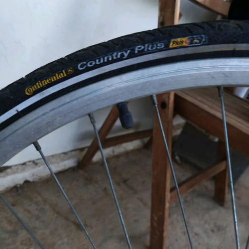 Dutch bicycle used, vintage, black with contra/drum brakes