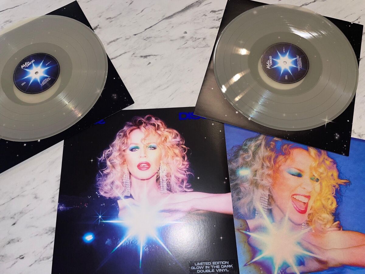 Kylie Minogue Disco vinyl glow in dark high quality