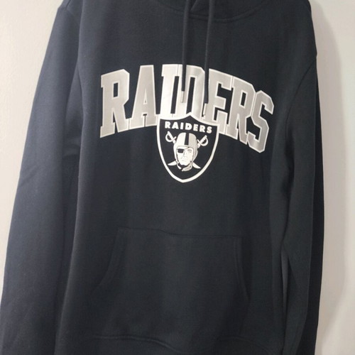 Raiders hoodie black, like new, large