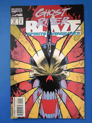Ghost Rider Blaze Spirits of Vengeance 12 comic book used
