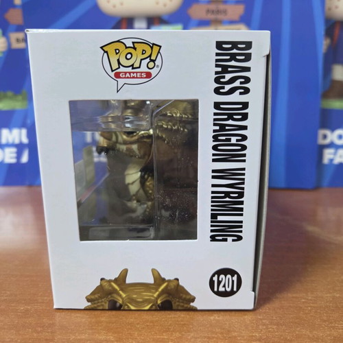 Funko Pop Games 1201 Brass Dragon Wyrmling new, 2026 Spring Convention limited edition