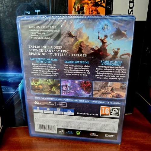 Torment Tides of Numenera PS4 game new, sealed