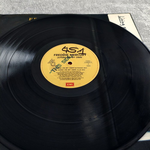 Freddie Mercury Living On My Own 12'' Maxi Single used, electronic