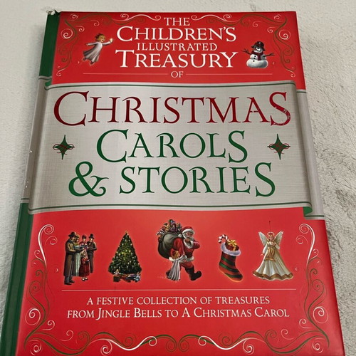 The Children's Illustrated Treasury of Christmas Carols & Stories children's book used, English