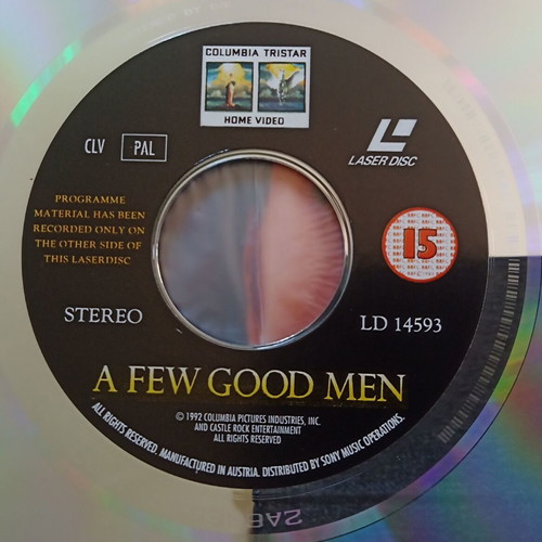 LaserDisc A Few Good Men 1992 like new, drama