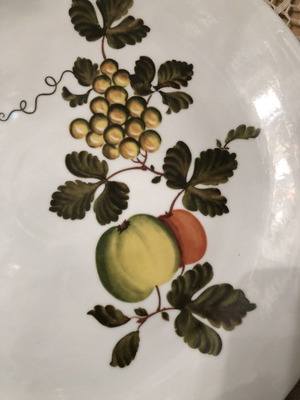 KAHLA serving platter used, porcelain 30cm, Germany