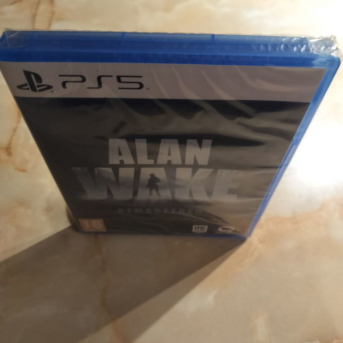 Alan Wake Remastered PS5 game new, sealed