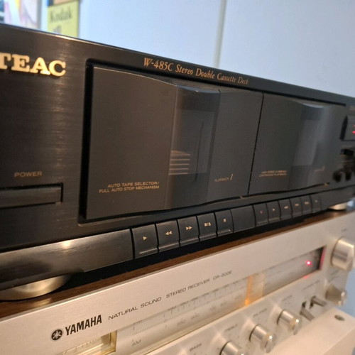 Teac W-485C double cassette deck used