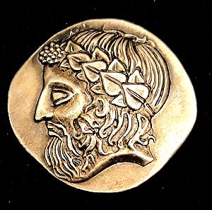 ΘΑΣΙΟΝ - αντίγραφο αρχαίο νόμισμα 16,7gr  --999 SILVER--