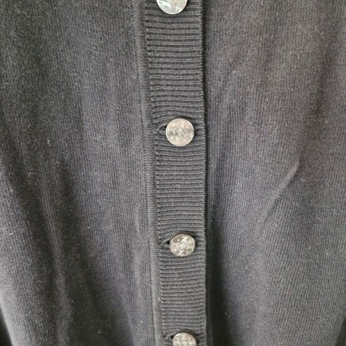 Louis Vuitton cardigan Uniformes, authentic piece, black, medium