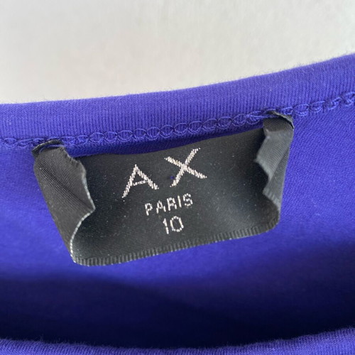 Evening dress with one shoulder like new, size M, blue and purple