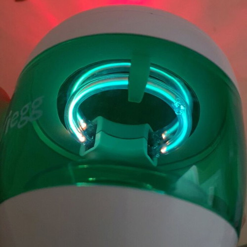 JUVIegg portable pacifier sterilizer like new with UV-C