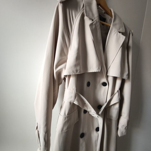 Sinsay women's long trench coat new, beige