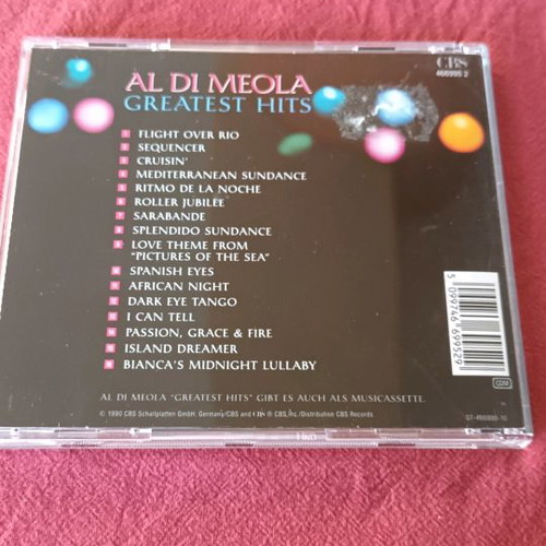 Al Di Meola Greatest Hits CD used