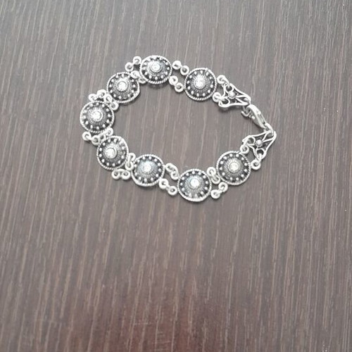 Silver bracelet 925, like new, Giannitsa antique style