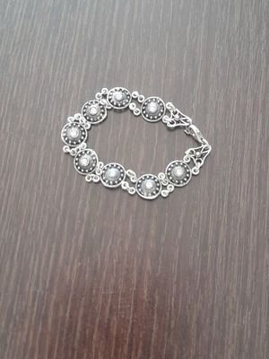 Silver bracelet 925, like new, Giannitsa antique style
