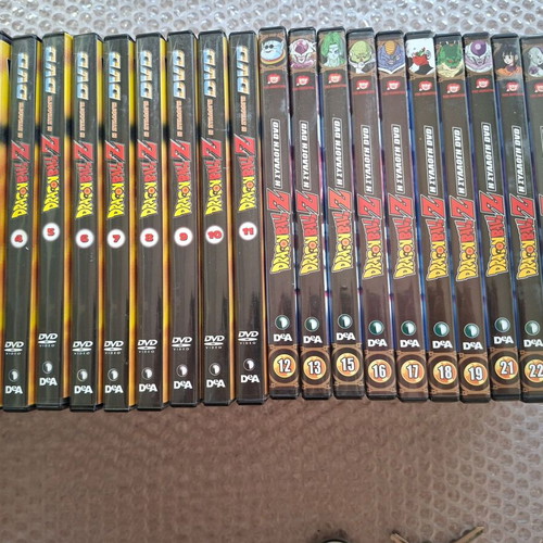 Dragon Ball Z DVD collection used, Greek dubbed, pack of 21