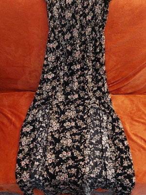American Eagle dress black multicolor like new, size M