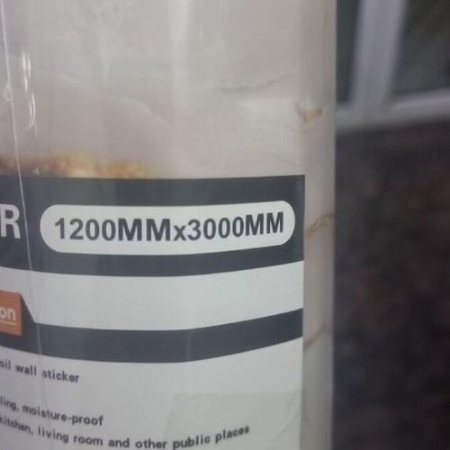 Marble wall panel self-adhesive sticker 3m x 120m