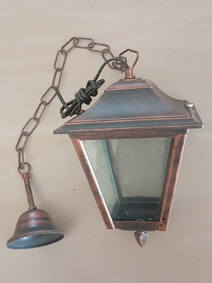 M.Mpon Pendant Lantern Ceiling Light new, aluminum, patina black/copper