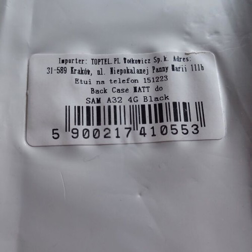 Samsung A32 4G black cases new, pack of 2