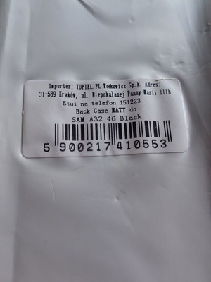 Samsung A32 4G black cases new, pack of 2