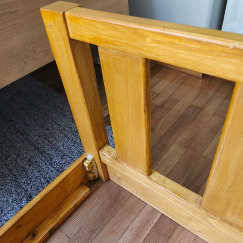Montessori bed handmade from pine wood like new
