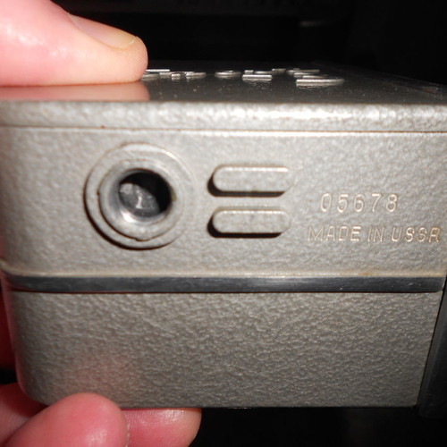 Omo Sport-3 camera used for 8mm film with leather case