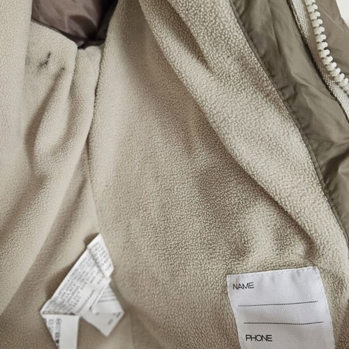 Zara hooded puffer jacket used, very warm, size 3-4 years, olive green